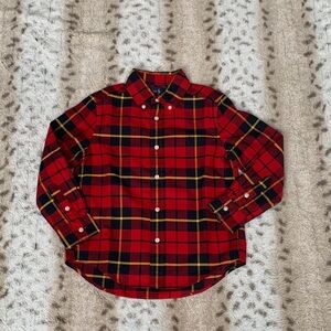 Polo Ralph Lauren Red and Black Plaid Shirt